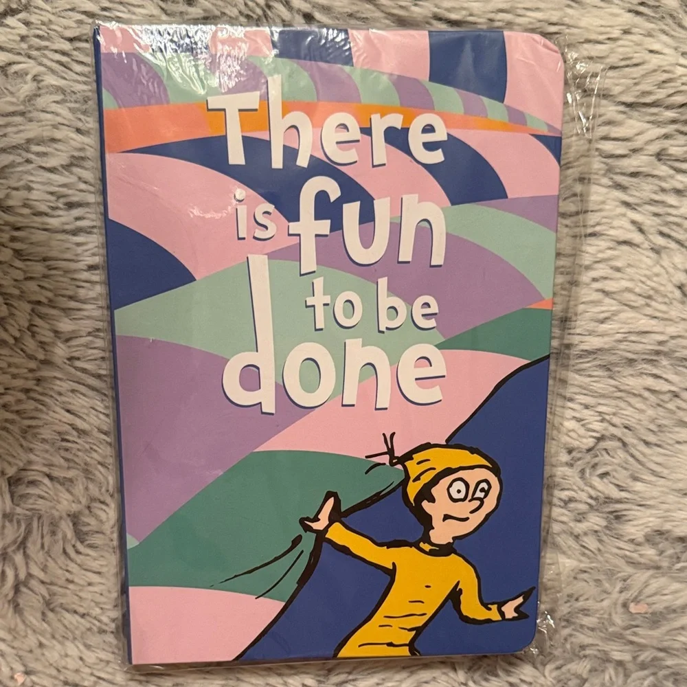 Colorful Dr. Seuss Notebook There is Fun to Be Done